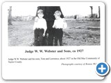 Judge W.W. Webster and Sons 1927